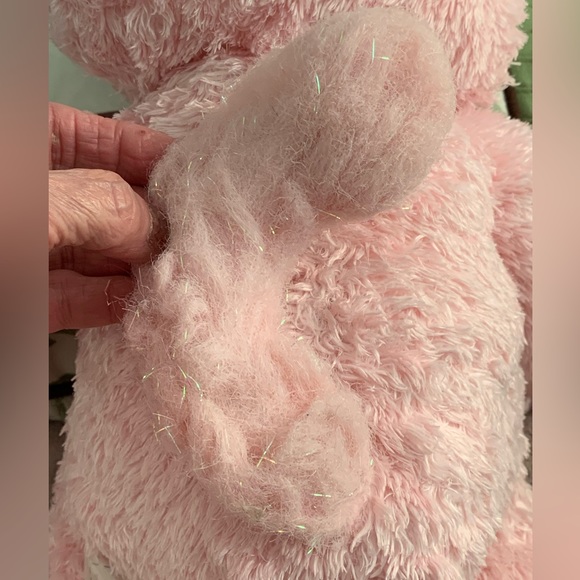 Build A Bear Sassy Kitty Cat Plush *MEOWS* Pink Stuffed Animal BABW 18" Heart - Picture 4 of 10